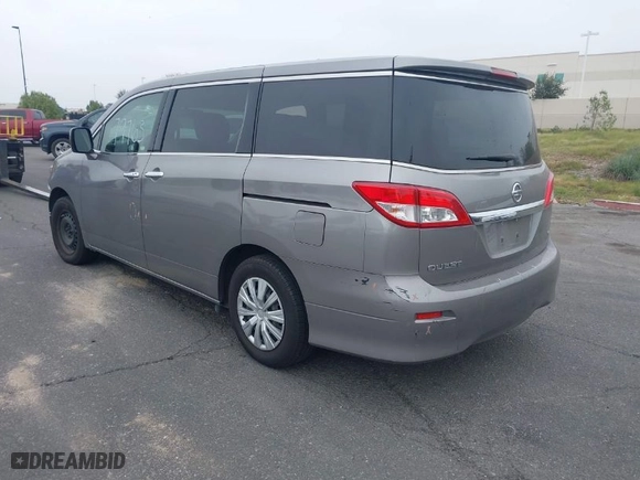 2012 Nissan Quest SL with VIN JN8AE2KP3C9033087, listed as a IAAI auction lot 41979763 with 83,085 mi miles. Bid and sale history available at carsss.com. Image 3.