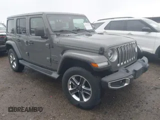 2019 Jeep Wrangler Unlimited Sahara с VIN 1C4HJXEN6KW500998, выставлен на аукционе IAAI как лот 42176336 с пробегом 55 121 миль миль и . История ставок и продаж доступна на DreamBid. Изображение 1.
