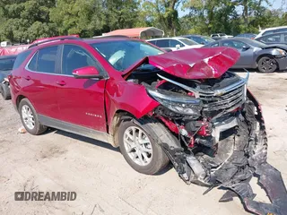 2024 Chevrolet Equinox LT z VIN 3GNAXKEG0RL236902, wystawiony jako IAAI lot #40551812 z przebiegiem 24 241 mil mil oraz . Historia ofert i sprzedaży dostępna na DreamBid. Obrazek 1.