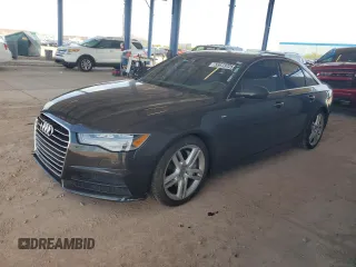 2017 Audi A6 Premium with VIN WAUC8AFC0HN076987, listed as a Copart auction lot 55673725 with 79,834 mi miles and Salvage title. Bid and sale history available at DreamBid. Image 1.