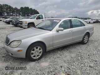 2000 Mercedes-Benz S-Class with VIN WDBNG75J1YA106781, listed as a Copart auction lot 70978664 with 214,330 mi miles and Salvage Title. Bid and sale history available at carsss.com. Image 1.