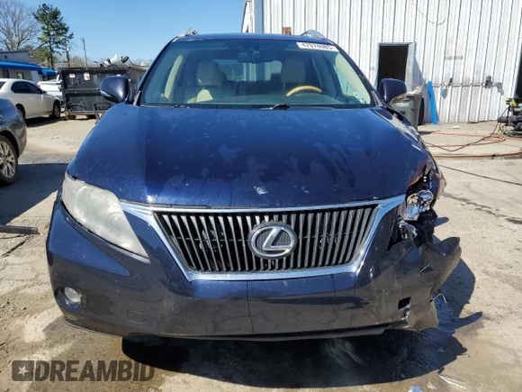 2010 Lexus RX 350 with VIN 2T2ZK1BA8AC040987, listed as a Copart auction lot 47974085 with 193,343 mi miles and Salvage Title. Bid and sale history available at DreamBid. Image 5.