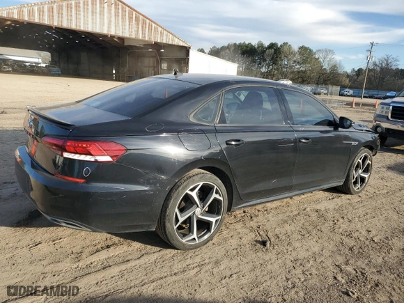 2020 Volkswagen Passat 2.0T R-Line with VIN 1VWMA7A33LC017889, listed as a Copart auction lot 46882205 with 53,049 mi miles and Salvage Title. Bid and sale history available at carsss.com. Image 3.