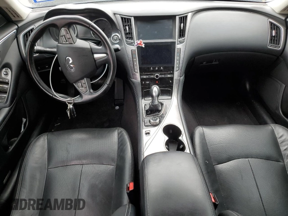 2014 Infiniti Q50 Hybrid Sport with VIN JN1AV7AP9EM691347, listed as a Copart auction lot 84861304 with Not Provided miles and Salvage Title. Bid and sale history available at carsss.com. Image 8.