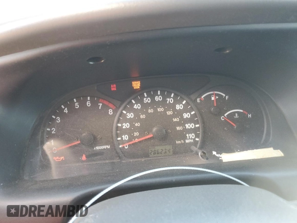 2004 Chevrolet Tracker ZR2 with VIN 2CNBJ734246907452, listed as a Copart auction lot 73102754 with 286,234 mi miles and Clean title. Bid and sale history available at DreamBid. Image 9.