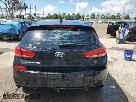 2018 Hyundai Elantra GT with VIN KMHH35LE7JU009993, listed as a Copart auction lot 72359604 with 88,335 mi miles and Non Repairable. Bid and sale history available at carsss.com. Image 6.