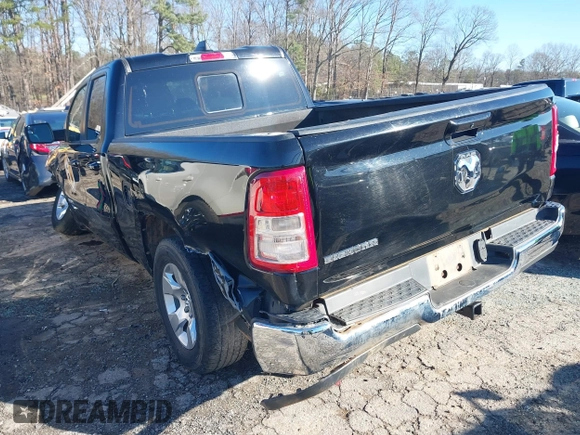 2022 Ram 1500 Big Horn with VIN 1C6RREBG0NN398834, listed as a IAAI auction lot 41580763 with 100,523 mi miles and . Bid and sale history available at DreamBid. Image 3.