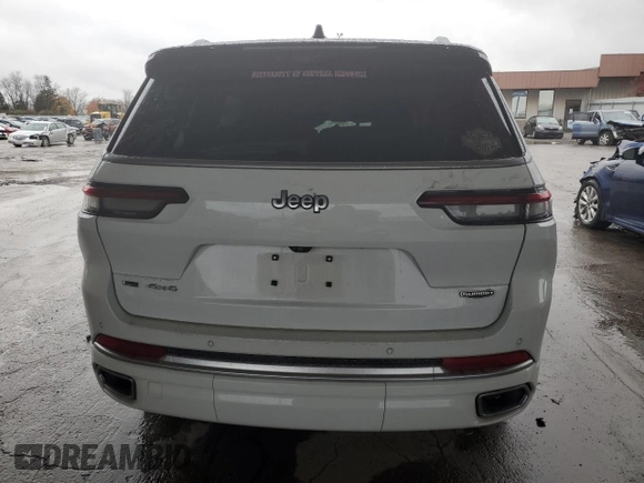 2022 Jeep Grand Cherokee Summit Reserve with VIN 1C4RJKET2N8556810, listed as a Copart auction lot 81041234 with Not provided miles and Salvage title. Bid and sale history available at DreamBid. Image 6.