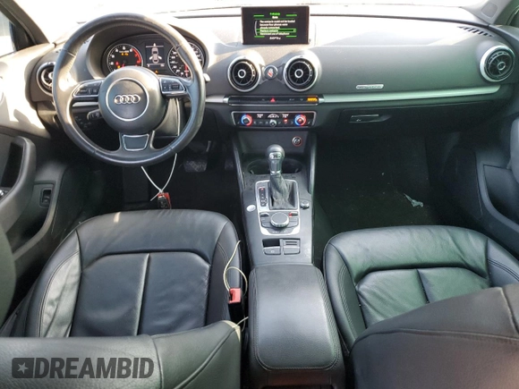 2016 Audi A3 2.0T Premium with VIN WAUB8GFF7G1098967, listed as a Copart auction lot 65345253 with 107,994 mi miles. Bid and sale history available at carsss.com. Image 8.