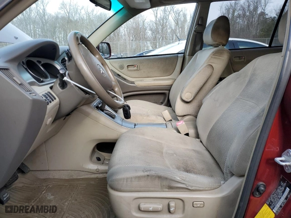 2007 Toyota Highlander with VIN JTEGD21A070165218, listed as a Copart auction lot 44541465 with 218,161 mi miles and Salvage Title. Bid and sale history available at carsss.com. Image 7.