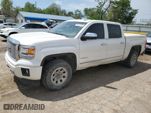 2015 GMC Sierra 1500 Denali z VIN 3GTU2WEC8FG297797, wystawiony jako Copart lot #54123795 z przebiegiem 47 538 mil mil oraz Szkoda całkowita • Salvage title. Historia ofert i sprzedaży dostępna na DreamBid. Obrazek 1.