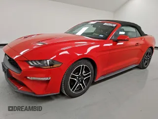 2018 Ford Mustang EcoBoost Premium with VIN 1FATP8UH4J5138674, listed as a Copart auction lot 60209075 with 107,625 mi miles and Clean title. Bid and sale history available at DreamBid. Image 1.