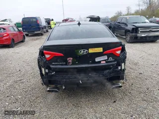2015 Hyundai Sonata 2.4L Sport with VIN 5NPE34AF7FH167121, listed as a IAAI auction lot 42005240 with 110,612 mi miles. Bid and sale history available at carsss.com. Image 17.