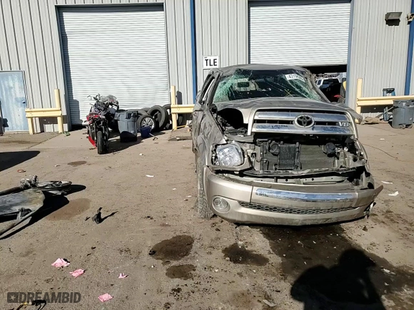 2005 Toyota Tundra SR5 with VIN 5TBDT44155S482786, listed as a Copart auction lot 43194305 with 289,680 mi miles and Salvage Title. Bid and sale history available at carsss.com. Image 10.