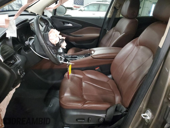 2016 Buick Envision Premium II with VIN LRBFXFSX8GD010358, listed as a Copart auction lot 85170884 with 144,452 mi miles and Salvage Title. Bid and sale history available at carsss.com. Image 7.
