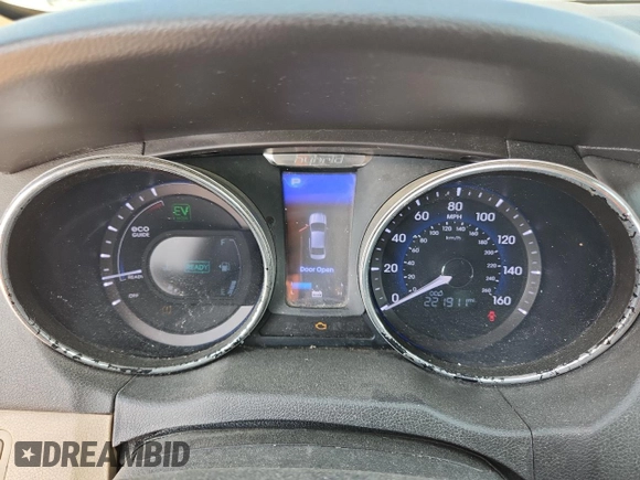 2012 Hyundai Sonata Hybrid with VIN KMHEC4A47CA055139, listed as a Copart auction lot 60082025 with 221,911 mi miles and Salvage title. Bid and sale history available at DreamBid. Image 9.