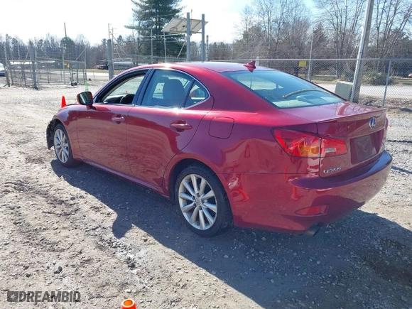 2008 Lexus IS 250 with VIN JTHCK262282024889, listed as a IAAI auction lot 41459279 with 203,088 mi miles. Bid and sale history available at carsss.com. Image 3.