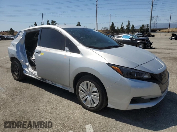 2023 Nissan LEAF S with VIN 1N4AZ1BV0PC555943, listed as a Copart auction lot 52632075 with 52,604 mi miles and Salvage Title. Bid and sale history available at DreamBid. Image 4.