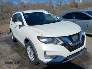 2017 Nissan Rogue S with VIN KNMAT2MT8HP608721, listed as a IAAI auction lot 41705227 with 147,480 mi miles. Bid and sale history available at carsss.com. Image 1.