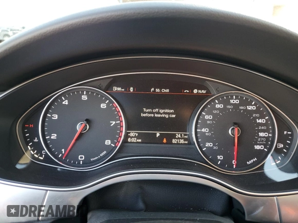 2015 Audi A6 Premium Plus with VIN WAUGFAFC3FN043521, listed as a Copart auction lot 60538745 with 82,135 mi miles and Salvage title. Bid and sale history available at DreamBid. Image 9.