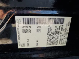2019 Nissan Maxima SL z VIN 1N4AA6AV4KC374004, wystawiony jako Copart lot #59186745 z przebiegiem 121 571 mil mil oraz Szkoda całkowita • Salvage title. Historia ofert i sprzedaży dostępna na DreamBid. Obrazek 12.