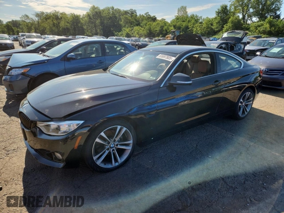2016 BMW 4 Series 428i xDrive with VIN WBA3N9C52GK249387, listed as a Copart auction lot 65697805 with 203,385 mi miles and Clean title. Bid and sale history available at DreamBid. Image 1.