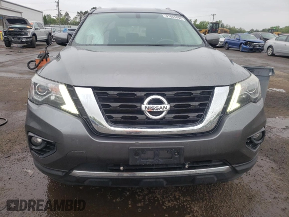 2017 Nissan Pathfinder SV with VIN 5N1DR2MM0HC695022, listed as a Copart auction lot 57045895 with 114,739 mi miles and Salvage title. Bid and sale history available at DreamBid. Image 5.