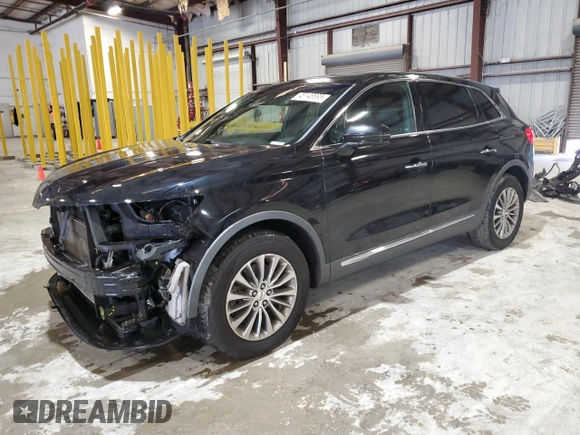 2017 Lincoln MKX Select with VIN 2LMPJ8KR3HBL10935, listed as a Copart auction lot 46146895 with 125,751 mi miles and Salvage Title. Bid and sale history available at carsss.com. Image 1.
