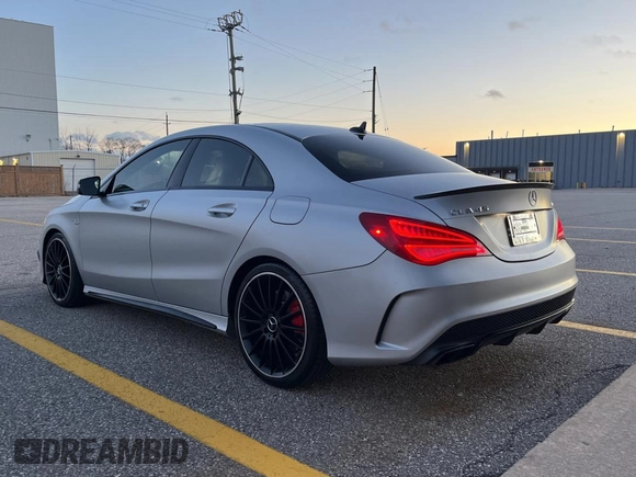 2015 Mercedes-Benz CLA 45 AMG with VIN WDDSJ5CB0FN175415, listed as a Copart auction lot 85143354 with 210,614 mi miles and Clean Title. Bid and sale history available at DreamBid. Image 3.