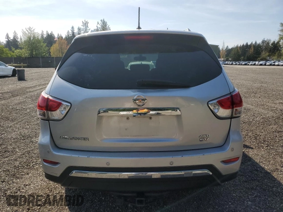 2016 Nissan Pathfinder Platinum with VIN 5N1AR2MM8GC607884, listed as a Copart auction lot 54540775 with 171,544 mi miles and Clean Title. Bid and sale history available at carsss.com. Image 6.