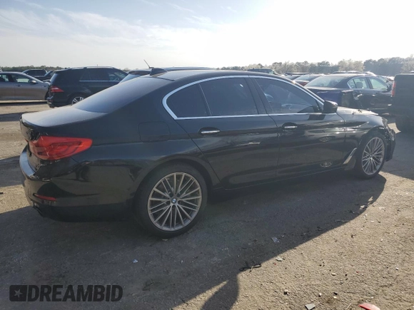 2018 BMW 5 Series 530i z VIN WBAJA5C58JWA38130, wystawiony jako Copart lot #48018525 z przebiegiem 133 533 mil mil oraz Szkoda całkowita • Salvage title. Historia ofert i sprzedaży dostępna na DreamBid. Obrazek 3.