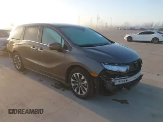 2022 Honda Odyssey EX-L z VIN 5FNRL6H73NB050550, wystawiony jako IAAI lot #41751334 z przebiegiem 32 296 mil mil oraz . Historia ofert i sprzedaży dostępna na DreamBid. Obrazek 1.
