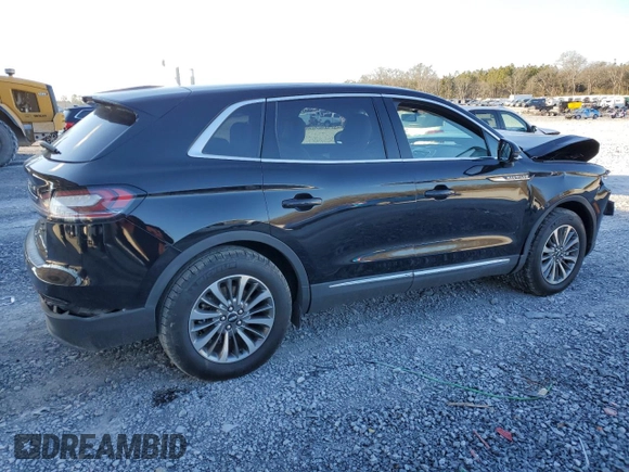 2020 Lincoln Nautilus Standard with VIN 2LMPJ6J91LBL07241, listed as a Copart auction lot 87628875 with 51,093 mi miles and Salvage title. Bid and sale history available at DreamBid. Image 3.