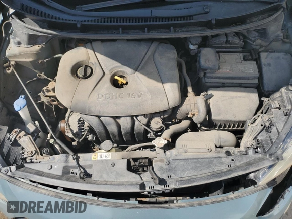 2013 Hyundai Elantra with VIN KMHD35LE5DU024589, listed as a Copart auction lot 60716865 with 154,361 mi miles and Clean title. Bid and sale history available at DreamBid. Image 11.