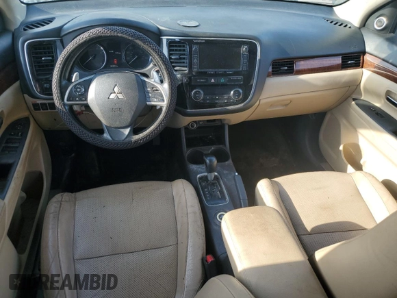 2015 Mitsubishi Outlander GT z VIN JA4JZ4AX4FZ001454, wystawiony jako Copart lot #54562675 z przebiegiem 166 983 mil mil oraz Czysty tytuł • Clean title. Historia ofert i sprzedaży dostępna na DreamBid. Obrazek 9.