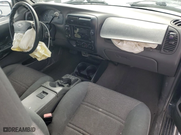2002 Ford Ranger XL Fleet with VIN 1FTZR45E52PA99921, listed as a Copart auction lot 45972755 with 198,679 mi miles and Salvage Title. Bid and sale history available at carsss.com. Image 8.