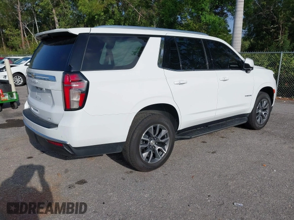 2021 Chevrolet Tahoe LT with VIN 1GNSCNKD7MR386938, listed as a IAAI auction lot 41723844 with 48,430 mi miles and . Bid and sale history available at DreamBid. Image 4.