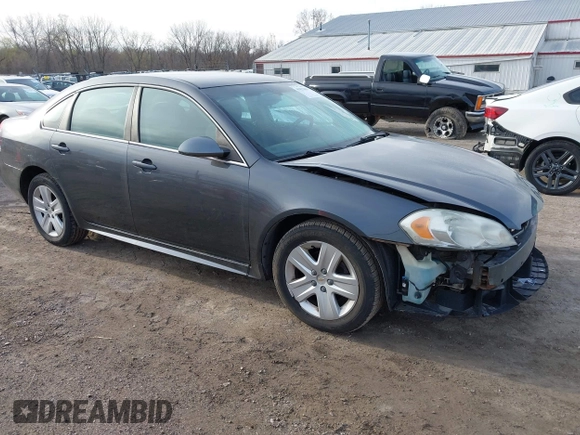2010 Chevrolet Impala LS with VIN 2G1WA5EN1A1213773, listed as a IAAI auction lot 41957003 with 171,055 mi miles and . Bid and sale history available at DreamBid. Image 1.