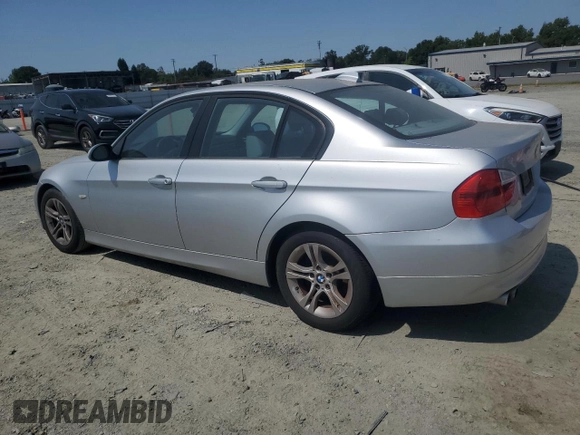 2008 BMW 3 Series 328i with VIN WBAVC53538FZ87992, listed as a Copart auction lot 60112495 with 138,489 mi miles and Clean title. Bid and sale history available at DreamBid. Image 2.