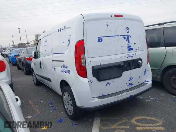 2017 Ram ProMaster City Cargo Van Tradesman SLT with VIN ZFBERFBB1H6D47798, listed as a IAAI auction lot 41249757 with 133,895 mi miles. Bid and sale history available at carsss.com. Image 3.