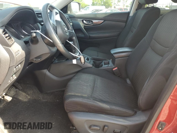 2017 Nissan Rogue SV with VIN 5N1AT2MV0HC794775, listed as a Copart auction lot 61019895 with 128,708 mi miles and Salvage title. Bid and sale history available at DreamBid. Image 7.