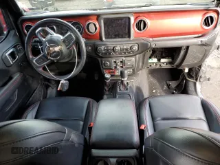 2021 Jeep Gladiator Rubicon with VIN 1C6JJTBG4ML504141, listed as a Copart auction lot 43367565 with 56,879 mi miles and Salvage title. Bid and sale history available at DreamBid. Image 8.