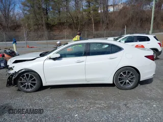 2016 Acura TLX V6 with VIN 19UUB2F30GA006203, listed as a IAAI auction lot 41489757 with 37,403 mi miles. Bid and sale history available at carsss.com. Image 14.