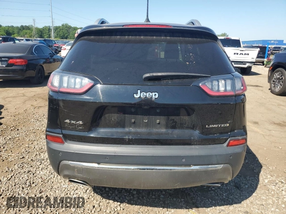 2019 Jeep Cherokee Limited with VIN 1C4PJMDX1KD236274, listed as a Copart auction lot 62732775 with Not provided miles and Clean title. Bid and sale history available at DreamBid. Image 6.