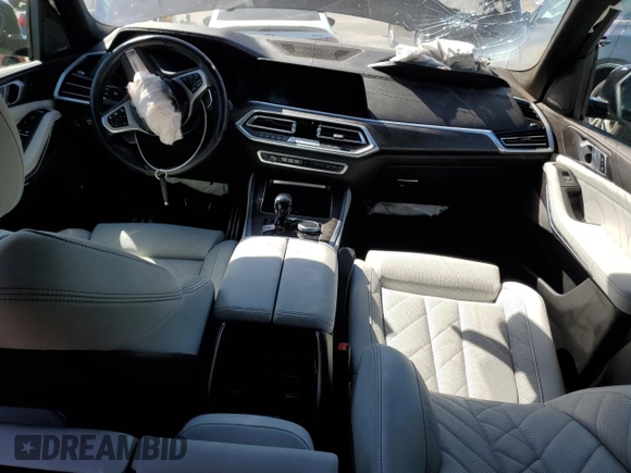 2023 BMW X5 xDrive45e with VIN 5UXTA6C06P9R89208, listed as a Copart auction lot 50352635 with 0 mi miles and Salvage Title. Bid and sale history available at carsss.com. Image 8.