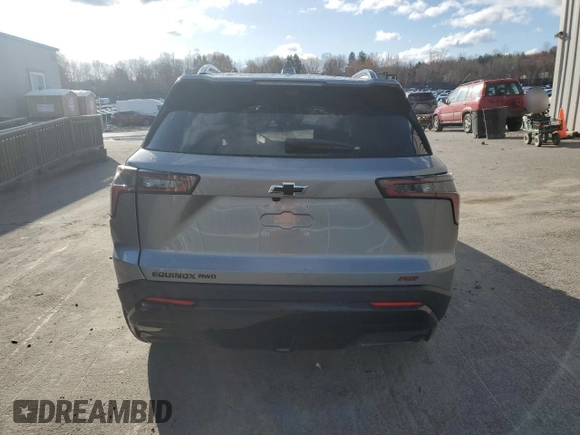 2025 Chevrolet Equinox AWD RS with VIN 3GNAXTEG8SL285728, listed as a Copart auction lot 51778115 with Not provided miles and Salvage title. Bid and sale history available at DreamBid. Image 6.