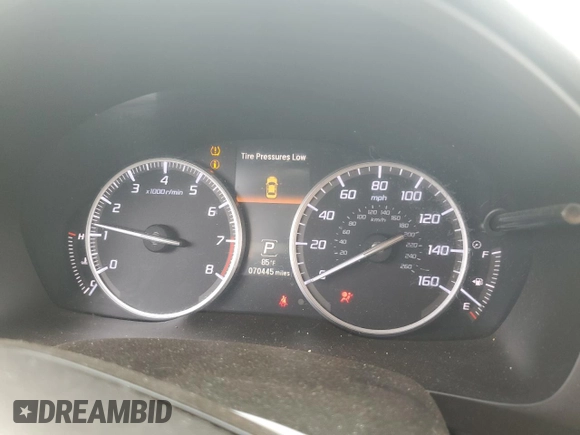 2020 Acura ILX Premium with VIN 19UDE2F7XLA007749, listed as a Copart auction lot 54244885 with 70,445 mi miles and Salvage title. Bid and sale history available at DreamBid. Image 9.