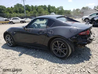 2017 Mazda MX-5 Miata RF Grand Touring with VIN JM1NDAM73H0104632, listed as a Copart auction lot 59292434 with 81,175 mi miles and Salvage Title. Bid and sale history available at carsss.com. Image 2.