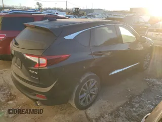 2020 Acura RDX w/Technology Pkg with VIN 5J8TC2H52LL002935, listed as a Copart auction lot 42392165 with 0 mi miles and Salvage Title. Bid and sale history available at carsss.com. Image 3.
