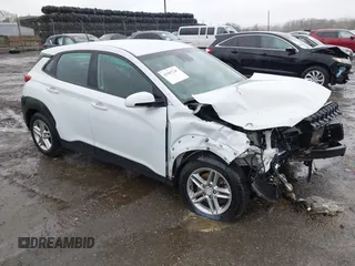 2019 Hyundai Kona SE with VIN KM8K1CAA3KU365164, listed as a IAAI auction lot 41967249 with 46,820 mi miles. Bid and sale history available at carsss.com. Image 1.
